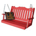 A & L Furniture A & L Furniture Poly Royal English Swing 4ft / Bright Red Swing 865-4FT-Bright Red