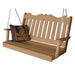 A & L Furniture A & L Furniture Poly Royal English Swing 4ft / Cedar Swing 865-4FT-Cedar