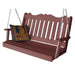 A & L Furniture A & L Furniture Poly Royal English Swing 4ft / Cherrywood Swing 865-4FT-Cherrywood