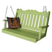 A & L Furniture A & L Furniture Poly Royal English Swing 4ft / Tropical Lime Swing 865-4FT-Tropical Lime