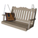 A & L Furniture A & L Furniture Poly Royal English Swing 4ft / Weathered Wood Swing 865-4FT-Weathered Wood