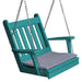 A & L Furniture A & L Furniture Poly Traditional English Chair Swing Aruba Blue Swing 931-Aruba Blue