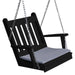 A & L Furniture A & L Furniture Poly Traditional English Chair Swing Black Swing 931-Black