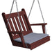A & L Furniture A & L Furniture Poly Traditional English Chair Swing Cherrywood Swing 931-Cherrywood