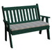 A & L Furniture A & L Furniture Poly Traditional English Garden Bench 4ft / Turf Green Bench 850-4FT-Turf Green