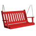 A & L Furniture A & L Furniture Poly Traditional English Swing 4ft / Bright Red Swing 860-4FT-Bright Red