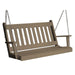 A & L Furniture A & L Furniture Poly Traditional English Swing 4ft / Weathered Wood Swing 860-4FT-Weathered Wood
