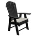 A & L Furniture A & L Furniture Poly Upright Adirondack Chair Black Chair 882-Black