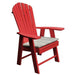 A & L Furniture A & L Furniture Poly Upright Adirondack Chair Bright Red Chair 882-Bright Red