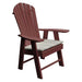 A & L Furniture A & L Furniture Poly Upright Adirondack Chair Cherrywood Chair 882-Cherrywood