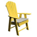 A & L Furniture A & L Furniture Poly Upright Adirondack Chair Lemon Yellow Chair 882-Lemon Yellow