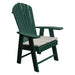 A & L Furniture A & L Furniture Poly Upright Adirondack Chair Turf Green Chair 882-Turf Green