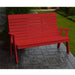 A & L Furniture A & L Furniture Poly Winston Garden Bench 4ft / Bright Red Bench 852-4FT-Bright Red