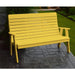 A & L Furniture A & L Furniture Poly Winston Garden Bench 4ft / Lemon Yellow Bench 852-4FT-Lemon Yellow