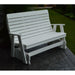 A & L Furniture A & L Furniture Poly Winston Glider 4ft / White Glider 872-4FT-White