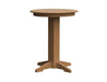 A & L Furniture A & L Furniture Round Bar Table- Specify for FREE 2" Umbrella Hole 33 Inch / Cedar Bar Table 4180-Cedar