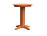 A & L Furniture A & L Furniture Round Bar Table- Specify for FREE 2" Umbrella Hole 33 Inch / Orange Bar Table 4180-Orange