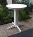 A & L Furniture A & L Furniture Round Bar Table- Specify for FREE 2" Umbrella Hole 33 Inch / White Bar Table 4180-White