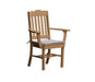 A & L Furniture A & L Furniture Royal Dining Chair w/ Arms Cedar Dining Chair 4112-Cedar