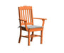 A & L Furniture A & L Furniture Royal Dining Chair w/ Arms Orange Dining Chair 4112-Orange