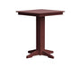 A & L Furniture A & L Furniture Square Bar Table- Specify for FREE 2" Umbrella Hole 33 Inch / Cherry Wood Bar Table 4190-CherryWood