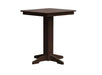 A & L Furniture A & L Furniture Square Bar Table- Specify for FREE 2" Umbrella Hole Bar Table