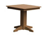 A & L Furniture A & L Furniture Square Dining Table- Specify for FREE 2" Umbrella Hole 33 Inch / Cedar Dining Table 4150-Cedar