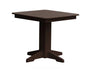 A & L Furniture A & L Furniture Square Dining Table- Specify for FREE 2" Umbrella Hole 33 Inch / Tudor Brown Dining Table 4150-TudorBrown