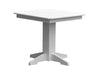 A & L Furniture A & L Furniture Square Dining Table- Specify for FREE 2" Umbrella Hole 44 Inch / White Dining Table 4151-White