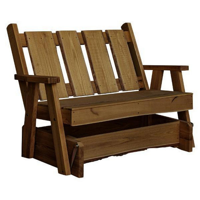 A & L Furniture A & L Furniture Timberland Garden Bench 4ft / Mushroom Stain Garden Bench 8164L-4FT-MS