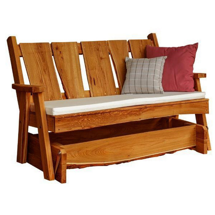 A & L Furniture A & L Furniture Timberland Garden Bench 5ft / Cedar Stain Garden Bench 8165L-5FT-CS