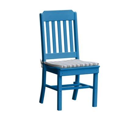 A & L Furniture A & L Furniture Traditional Dining Chair Blue Dining Chair 4101-Blue