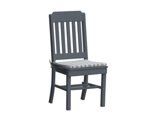 A & L Furniture A & L Furniture Traditional Dining Chair Dark Gray Dining Chair 4101-DarkGray