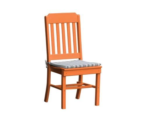 A & L Furniture A & L Furniture Traditional Dining Chair Orange Dining Chair 4101-Orange
