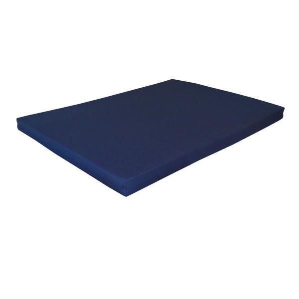 A & L Furniture A & L Furniture VersaLoft Bed Cushion (4" Thick) Twin / Navy Blue Pillow 1081-Twin-Navy Blue