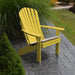 A & L Furniture A & L Furniture Yellow Pine Fanback Adirondack Chair Chair