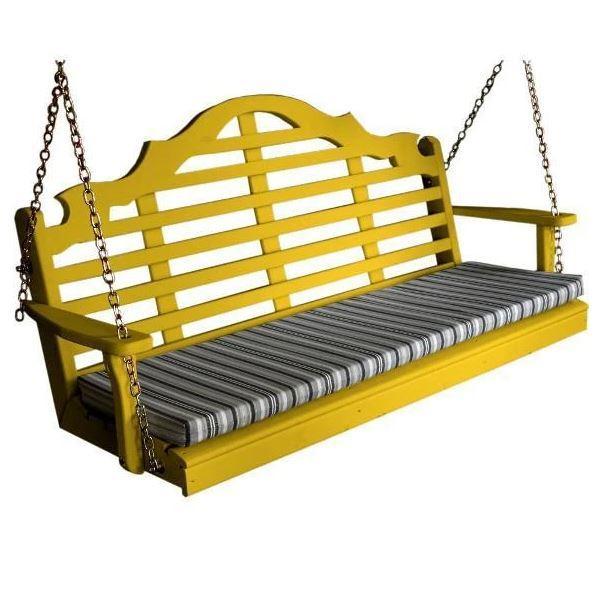 A & L Furniture A & L Furniture Yellow Pine Marlboro Swing 4ft / Unfinished Swing 371-4FT-Unfinished