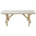 A & L Furniture A & L Furniture Yellow Pine Traditional Bench Only Bench