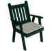 A & L Furniture A & L Furniture Yellow Pine Traditional English Chair Unfinished Chair 634-Unfinished