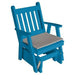 A & L Furniture A & L Furniture Yellow Pine Traditional English Glider Chair Unfinished Chair 654-Unfinished