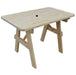 A & L Furniture A & L Furniture Yellow Pine Traditional Table Only Unfinished Table & Benches