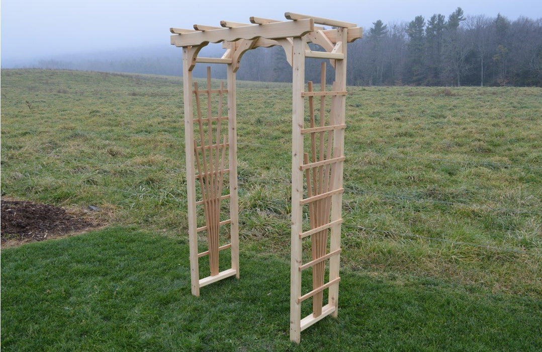 A & L Furniture Amish Handcrafted Cedar Wood Concord Arbor Cedar