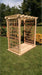 A & L Furniture Amish Handcrafted Cedar Wood Lexington Arbor & Deck 4 ft / Unfinished Cedar 1418C-UNF