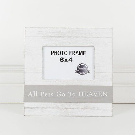 Adams & Co. Adams & Co. 10x10x.5 Framed (PETS HEAVEN) Holds 6x4 Grey/White Art 19258