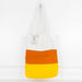 Adams & Co. Adams & Co. 13x14x3 Canvas Bag (CNDY CRN) White/Yellow/Orange Art 50284