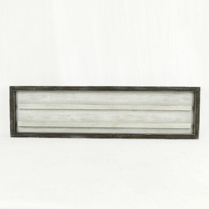 Adams & Co. Adams & Co. 30x8x1.5 Wood Framed Sign (LETTERBoard) White Art 15212