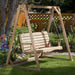 All Things Cedar All Things Cedar A-Frame Red Cedar Porch Swing Stand Fits up to 4 foot swing Porch Swing Stand AF72