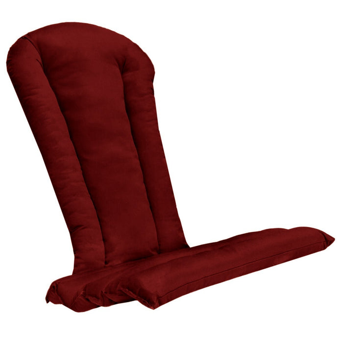 All Things Cedar All Things Cedar Adirondack Chair Red Cushion Chairs CC21-R 842088040277