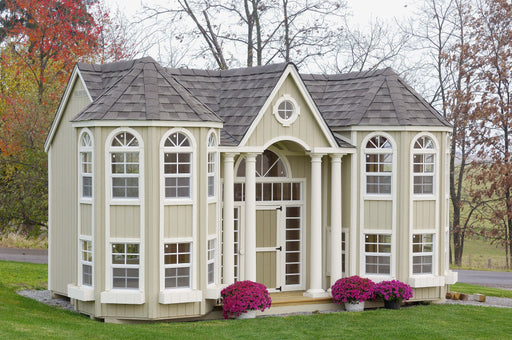 Little Cottage Co. Grand Portico Mansion - Panelized Kit with Floor Little Cottage Co. Playhouses LCC-GPM