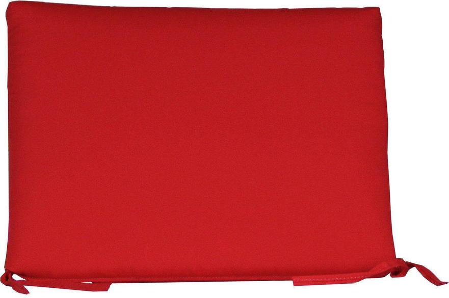 LuxCraft 2ft Seat Cushion By Luxcraft Logo Red Cushion 2SCLR5477